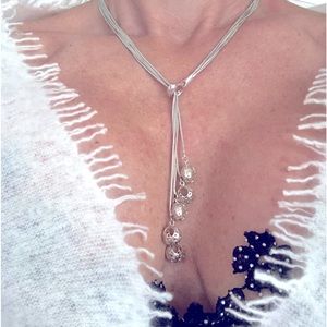 TiffanyElsa Peretty  5 chains silver necklace